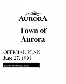 Aurora Consolidated Official Plan