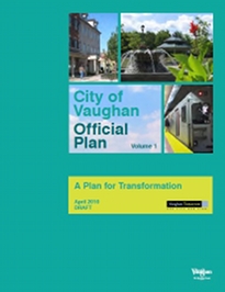 City Of Vaughan Draft Official Plan Vol.1